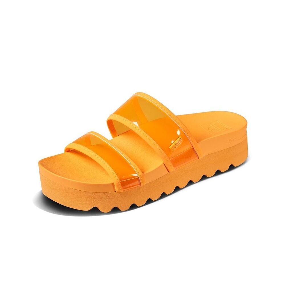 Reef Womens Orangeade Vista Hi Energy Comfort Platform Slide Sandals Size 9